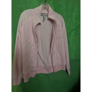 Sag Harbor Womens Pink Long Sleeves Open Front Stretch Casual Jacket